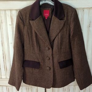 Esprit , Brown Tweed Blazer. Size medium